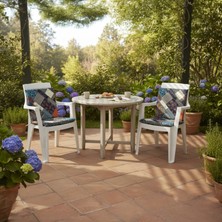 Güzel Mağaza 2 Adet Etnik Desen Çift Taraflı Fermuarlı Sandalye Minderi ( Lastikli Arkalıklı )