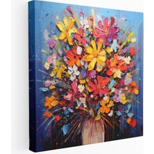 Popcas  Renkli Patlama Kanvas Tablo