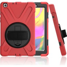 Lowell Home Ieg  Samsung Galaxy T290 Tab A 8 Kılıf Amazing Tablet Kapak - Kırmızı LWLRSHM-76W5
