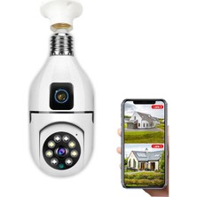 Lowell Home Ieg Çift Lensli Duy Girişli Kablosuz Ampul Kamera  LWLHMRS-İEG4256