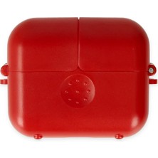 Lowell Home Ieg  Airpods 3 (3.nesil) Basmalı Kılıf - Kırmızı LWLRSHM-76W5
