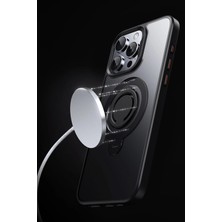 Lowell Home Ieg  iPhone 15 Pro Max Avatar 360 Dönen Magsafe Kapak - Siyah LWLRSHM-76W5