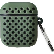 Lowell Home Ieg  Airpods 3 (3.nesil) Spor Delikli Kılıf - Haki Yeşil-Siyah LWLRSHM-76W5