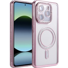 Lowell Home Ieg  Xiaomi Redmi Note 14 4g Joke Simli Magneticsafe Kılıf - Pembe LWLRSHM-76W5