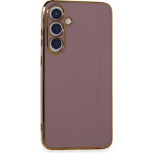 Lowell Home Ieg  Samsung Galaxy S24 Plus Kılıf Volet Silikon - Mor LWLRSHM-76W5