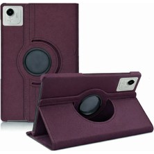 Lowell Home Ieg  Huawei Honor Pad X9A 360 Tablet Deri Kılıf - Mürdüm LWLRSHM-76W5