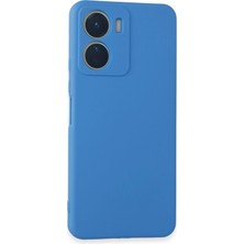 Lowell Home Ieg  Vivo Y16 Kılıf First Silikon - Mavi LWLRSHM-76W5