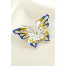 Lowell Home Ieg Kelebek Mineli Taşlı Broş LWLBJT-RSIEG327