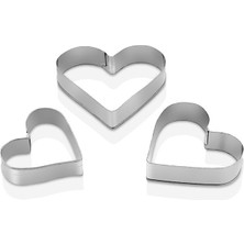Lowell Home Ieg 3 Boy - Kalp Metal Kurabiye Kalıp (4887) LWLRSHM-324FTY4
