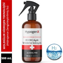 Hypogenx El | Cilt | Ayak Temizleme Solüsyonu - 500 ml (Hipokloröz Asit Bazlı,alkolsüz)