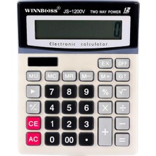 Lowell Home Ieg 12 Haneli Geniş LCD Ekran, Pilli Büyük Düğmeli Hesap Makinesi (4887) LWLRSHM-324FTY4