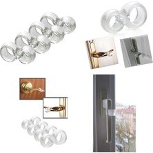 Lowell Home Ieg Silikon Kapı & Pencere Vurma Önleyici Stoper Kapı Tamponu 4 Adet LWLRSY-435RSIEG