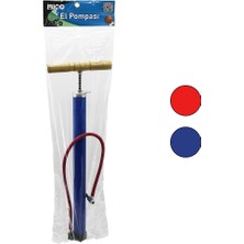 Lowell Home Ieg Metal Gövde   Ahşap Kol   Iran  El Pompası  55CM   Top - Bisiklet - Motor  Ayaklık Aparatlı