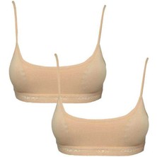 Vexor Pedli Ip Askılı Ten Rengi Büstiyer 2 Adet