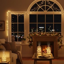 By Nevser Sarı Peri LED Flaşlı Işık – 10 Metre Dekoratif Oda ve Organizasyon Aydınlatması