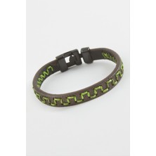 Lowell Home Ieg Labirent Kaliteli Suni Deri Bileklik LWLBJT-RSIEG327