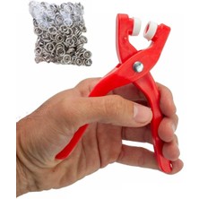 Lowell Home Ieg Yuvarlak Halkalı Kuş Gözü Pensesi 9.5 mm - Bebek Elbise Çıtçıt Montaj Seti 100LÜ Lwlrsy