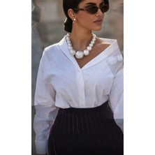 Ravinity El Emeği Şık Inci Kolye, Büyük Incili Kolye