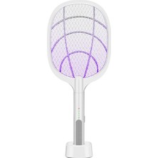 Lowell Home Ieg Masaüstü Standlı Şarjlı Sinek Öldürücü-Sinek Kovucu Raket (4887) LWLRSHM-324FTY4