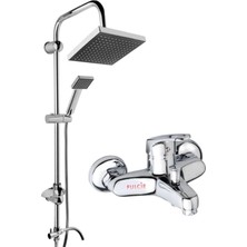 Fulcie Yağmurlama Tepe Robot Duş Seti ve Banyo Musluğı Çeşmesi Bataryası Garantili