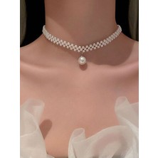 Ravinity Incili Choker Kolye, Inci Boncuk Tasma Kolye