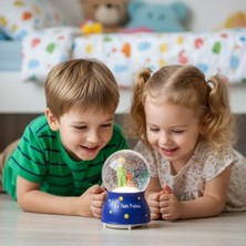 By Nevser Pilli Işıklı Müzikli Kar Küresi–le Petit Küçük Prens Figürlü Eğlenceli Masaüstü Biblo, LED Aydınlatmalı Dekoratif Hediyelik Kar Küresi