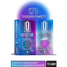 All Night Q Vanilya Aromalı Ultra Ince 0.045 mm ve Geciktiricili Prezervatif Seti – Yoğun His ve Uzun Süreli Deneyim