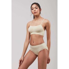 Vexor Elite Life Kadın Ince Askılı Dikişsiz Ten Büstiyer 851