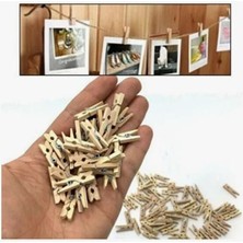 Lowell Home Ieg Mandal Mini Ahşap Mandal (100 Adet) LWLRSY-435RSIEG