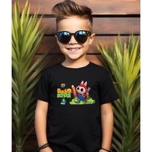 Aselinda Labubu Back To School Baskılı Unisex Çocuk Tişört-Okula Dönüş Baskılı Çocuk Tişört