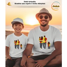 Aselinda Aile Kombin Baskılı Taraftar Tişört/unisex T-Shirt- (Tek Adet Fiyatıdır)