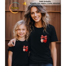 Aselinda Kalpli Fitonk Baskılı Tişört (Kombin Yapmak Için 2 Ürün Ekleyiniz)