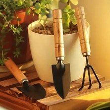 Lowell Home Portatif Mini Kazma, Kürek ve Tırmık Seti