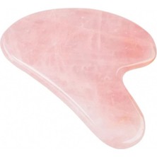 Normadia Doğal Pembe Kuvars Kalp Taş Masaj Aleti, Güzellik ve Rahatlık Için