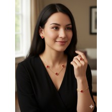 Yonca Motifli Takı Seti