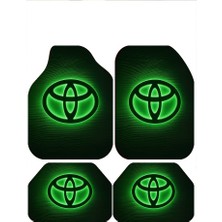 Carmine Carpet Toyota Dekoratif Desenli Tüm Modellere Uyumlu Universal Oto Paspas Takımı