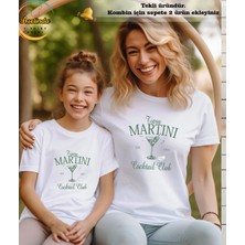 Aselinda Martini Baskılı Anne-Kız Kombin Tişört (Kombin Yapmak Için 2 Ürün Ekleyiniz)