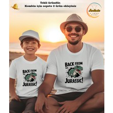 Aselinda Dinazor Baskılı Baba-Oğul Kombin Tişört (Kombin Yapmak Için 2 Ürün Ekleyiniz)
