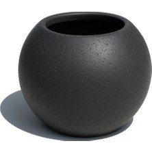 Hobi Tarım Beton Küre Saksı 40X35CM