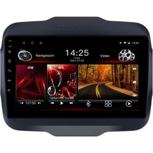 Eurotec Jeep Renegade 2014-2018 Android  8 GB Ram + 128 GB Rom Carplay Multimedya + Geri Görüş Kamerası Hediye