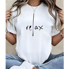 Aselinda Kadınlar Için Basit Ingilizce Grafik Baskılı, Yuvarlak Yakalı, Kısa Kollu, Günlük Düz Renkli Tişört