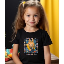 Aselinda Kinder Garten Back To School Baskılı Unisex Çocuk Tişört-Okula Dönüş Baskılı Çocuk Tişört
