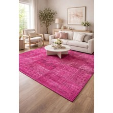 Hoom Rugs Patchwork Fuşya El Dokuma Kilim