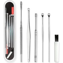 Normadia 6'lı Paslanmaz Çelik Kulak Temizleme Çubuğu Seti, Güvenli ve Hafif Kullanım