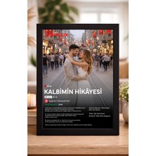 Woisco Kişiye Özel Loveflix Film Çerçeveli Hediye Netflix Çerçeveli Tablo