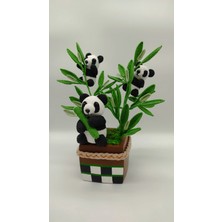 Dalia Viola Örgü Bambu ve Pandalar