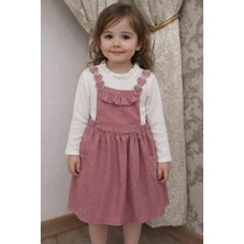 A.E Çilek Askılı Çocuk Elbisesi