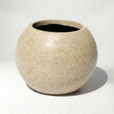 Hobi Tarım Beton Küre Saksı 40X35CM