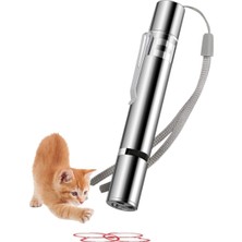 Lowell Home  USB Ile Şarj Edilebilen 3ın 1 Kırmızı Işık +Beyaz LED Meşale Işık + Uv El Feneri Kedi Laz