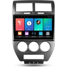 Eurotec Jeep Compass 2007-2009 Android 4 GB + 64 GB Rom Carplay Multimedya + Geri Görüş Kamerası Hediye